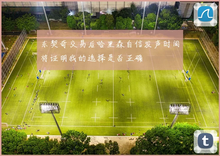 东契奇交易后哈里森自信发声时间将证明我的选择是否正确
